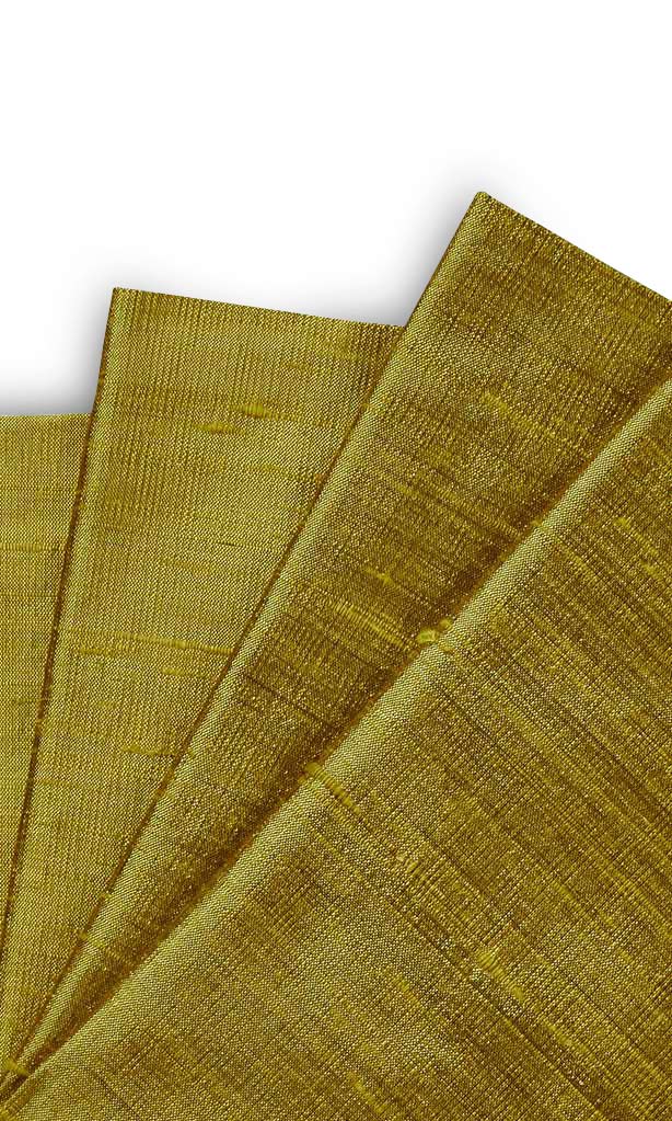 Dupioni Silk Window Treatments Fabric By the Metre (Olive Green)