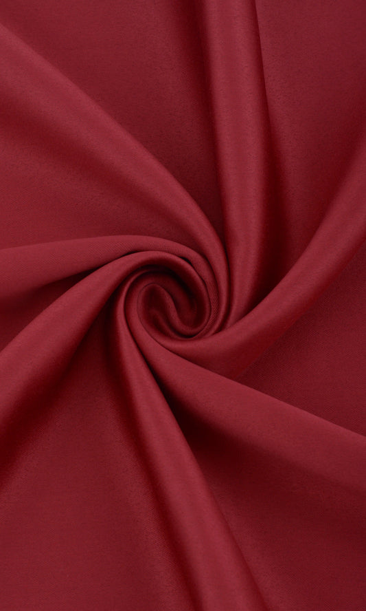 Solid Plain Red Room Darkening Blackout Bedroom Drapes Drapery