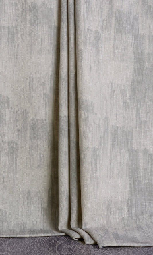 Abstract Print Grey Curtains