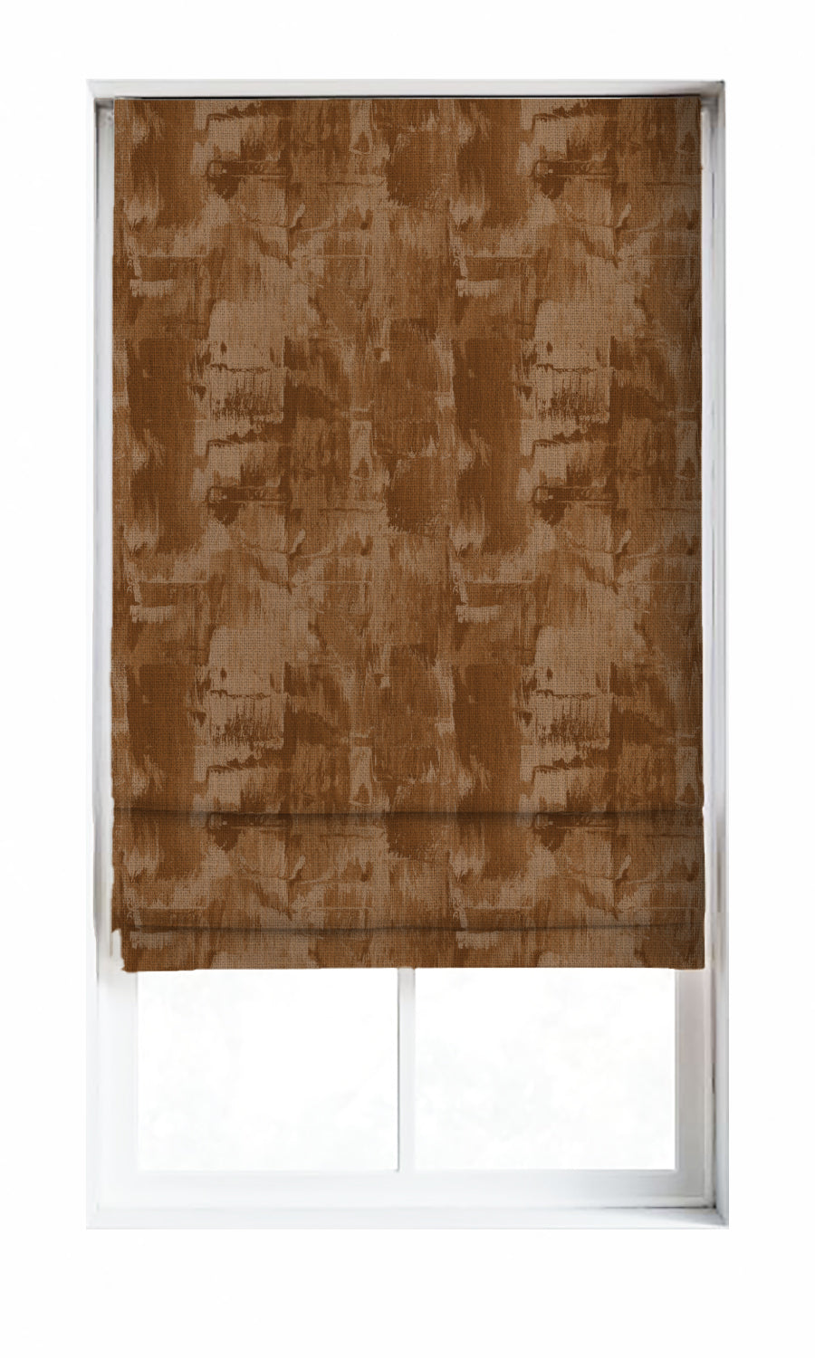 Watercolor Effect Striped Home Décor Fabric Sample (Brown)