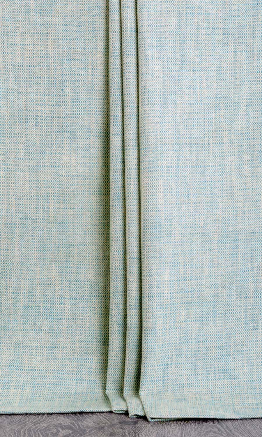 Textured Cotton Free Fabric Material Sample (Pastel Blue)