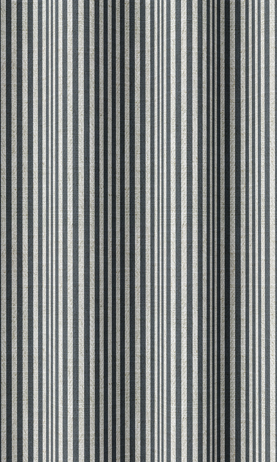 Striped Home Décor Fabric By the Metre (Slate Grey)