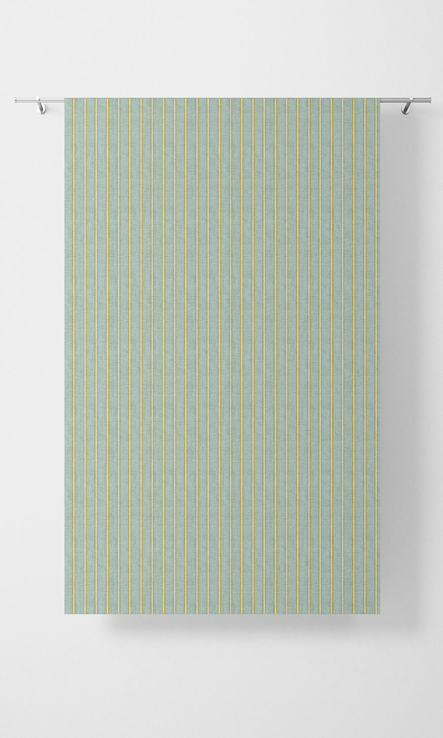 Geometric Print Fabric Material By the Metre (Turquoise Blue/ Green)