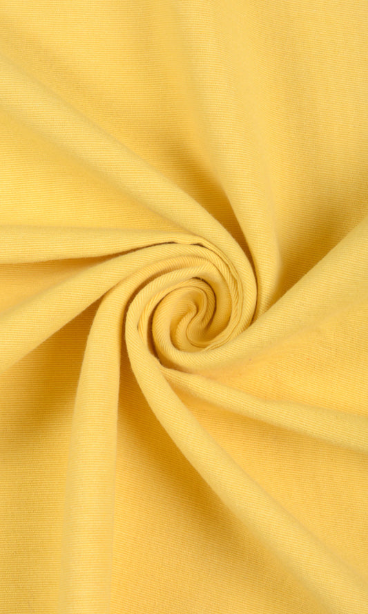 Cotton Curtain Panels (Yellow)