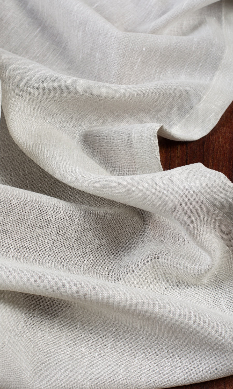 Plain Sheer Home Décor Fabric Sample (Warm Gray)
