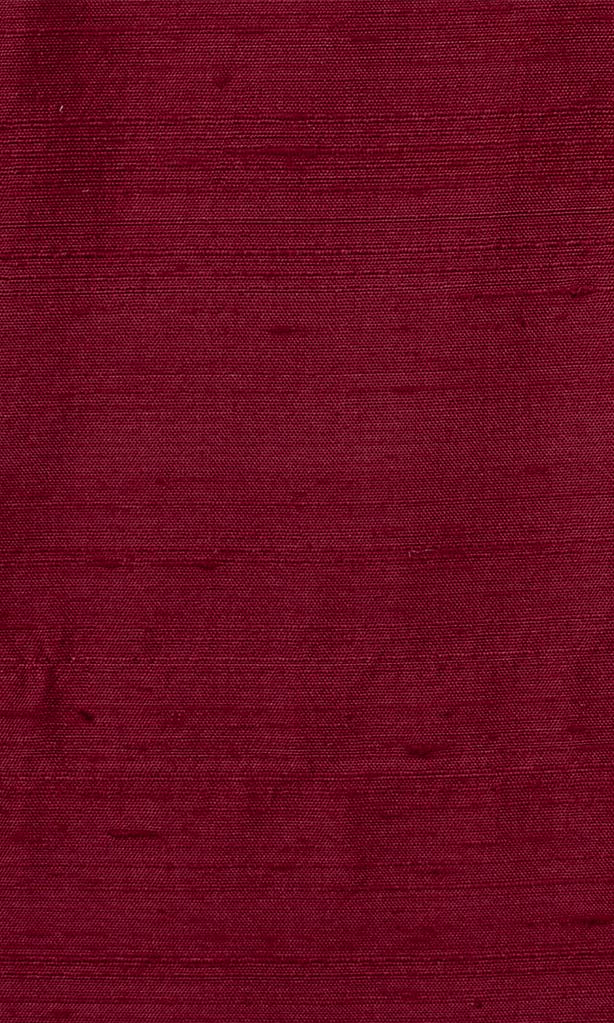 Pure Silk Home Textile Fabric Material Sample (Raspberry Red)