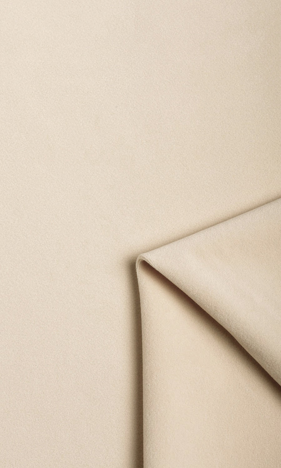 Velvet Home Textile Fabric Material By the Metre (Pale Beige)