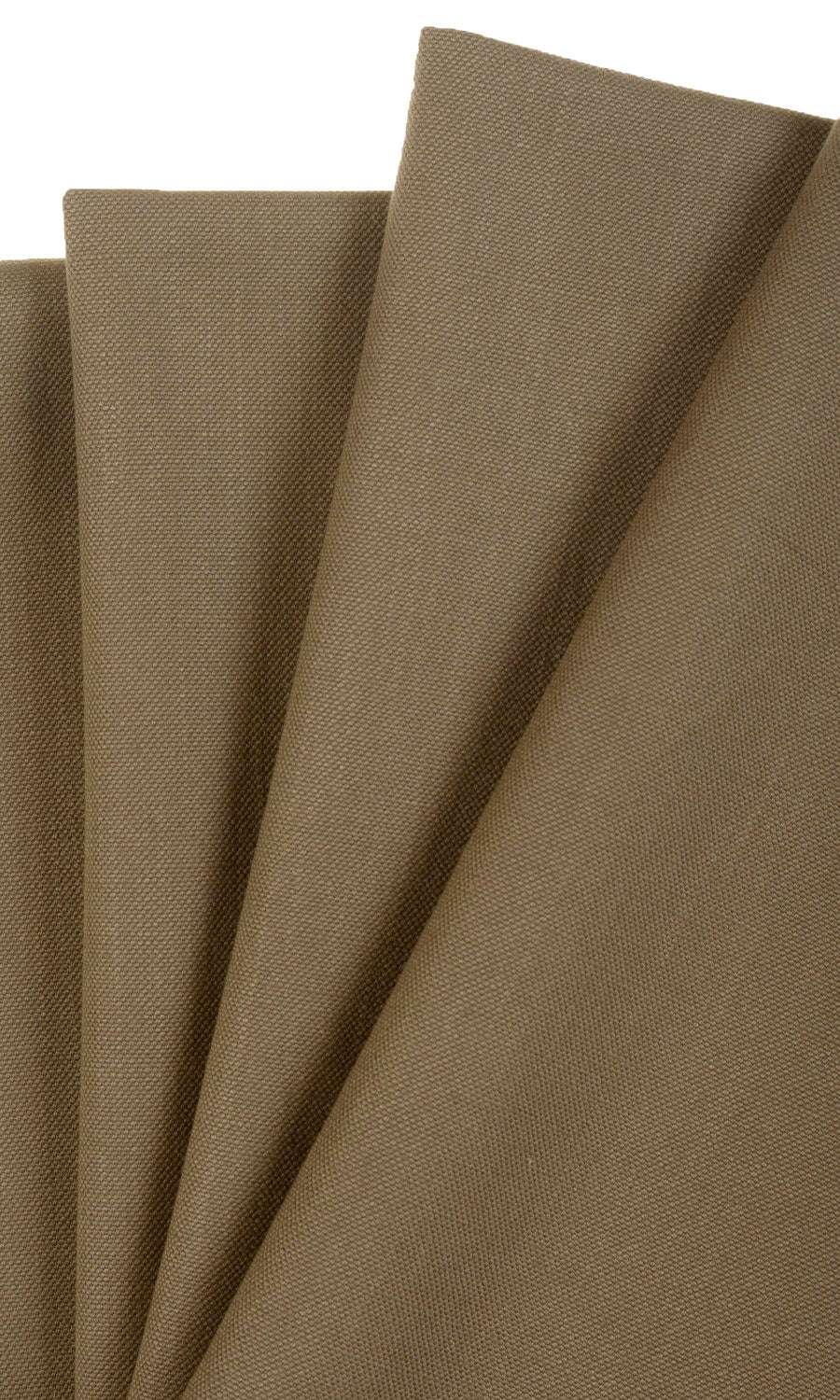 Poly-Cotton Window Treatments Fabric Sample (Brown)