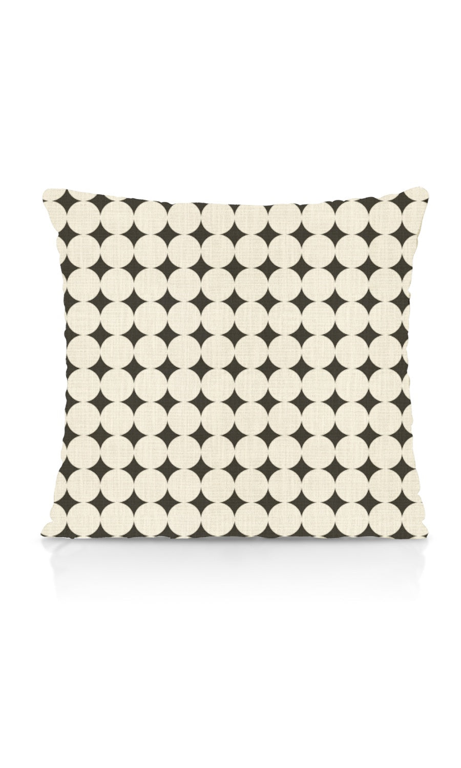 Print Home Textile Fabric Material Sample (Black/ Ivory)