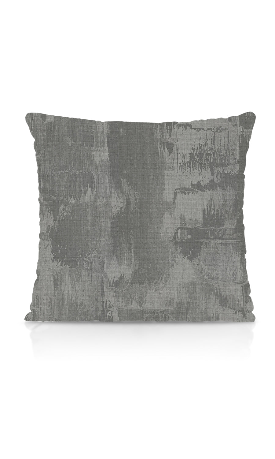 Watercolor Effect Striped Home Textile Fabric Material Sample (Grey)