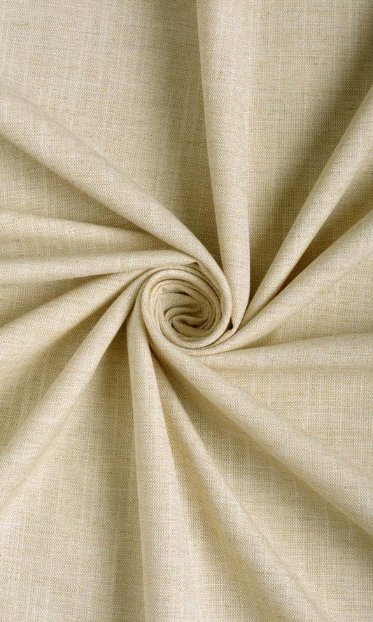 Plain Linen Texture Curtains (Pale Beige)