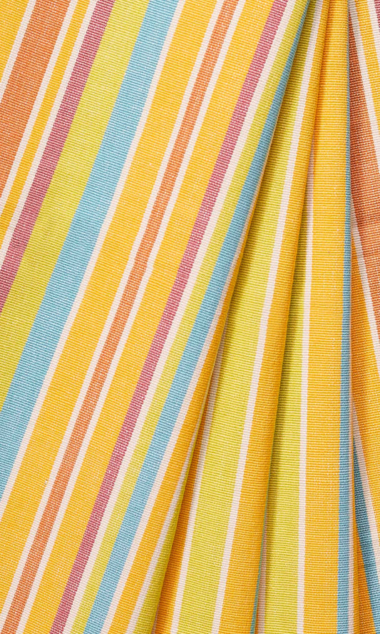 Cotton Curtain Panels (Yellow)