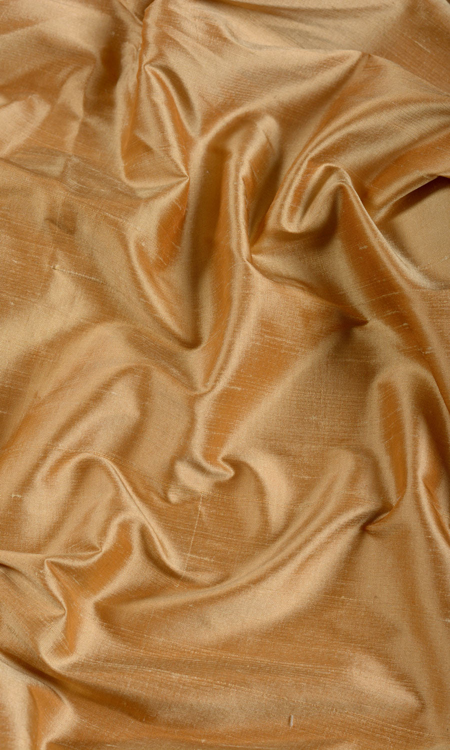 Shantung Silk Fabric By the Metre for Curtains & Drapes (Mustard Gold)