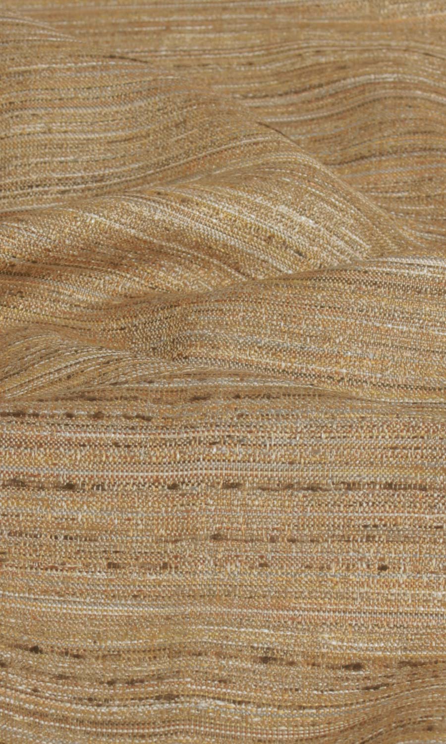 Textured Fabric Material By the Metre (Golden Brown)