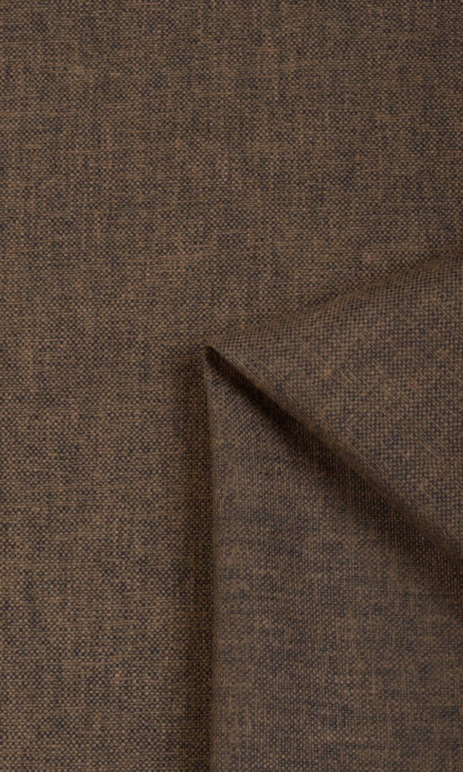 Poly-Linen Home Textile Fabric Material By the Metre (Umber Brown/ Cedar Brown)