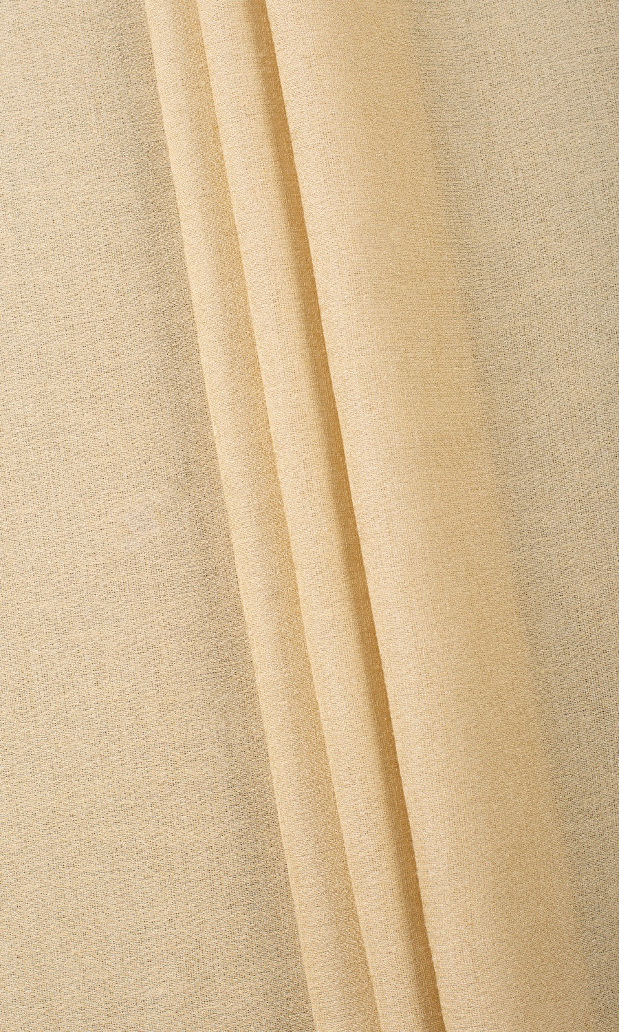 Sheer Window Treatments Fabric By the Metre (Macaroon Beige/ Warm Yellow)