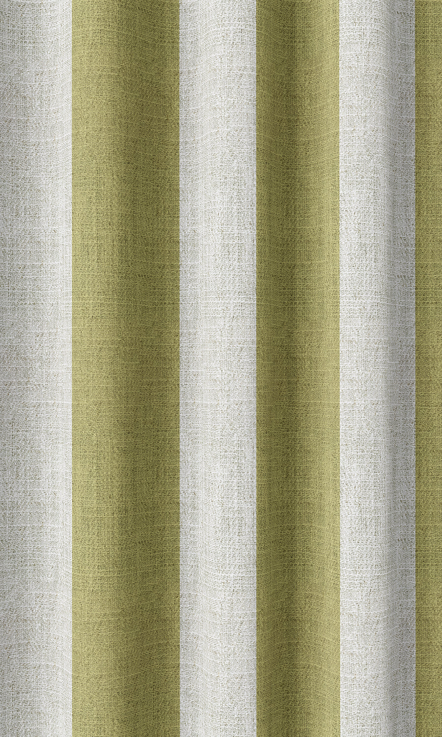 Striped Home Décor Fabric Sample (Chartreuse Green/ White)