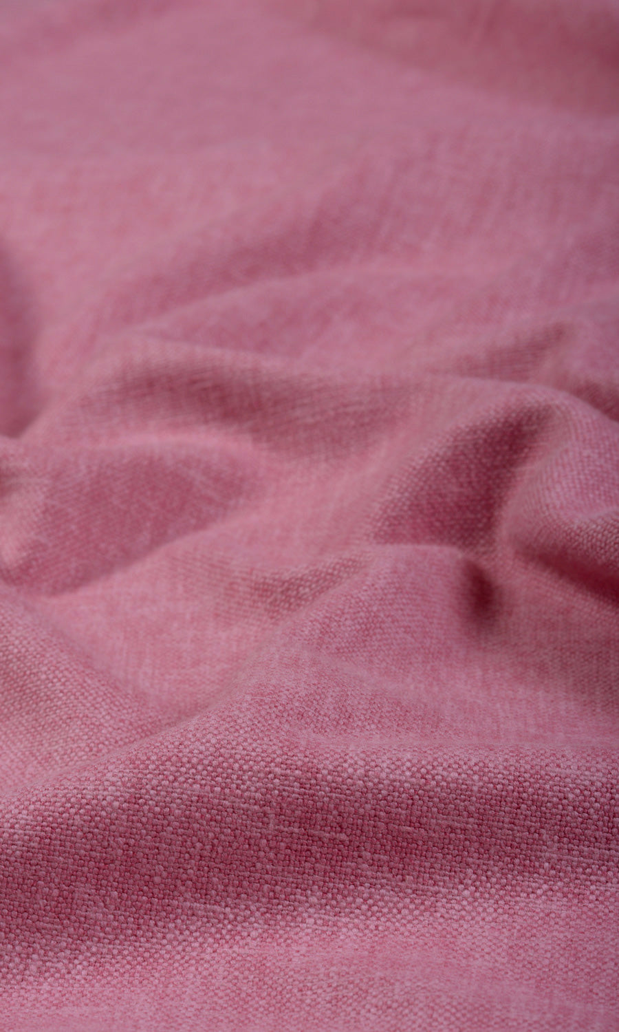 Linen-Blend Home Textile Fabric Material Sample (Watermelon Pink)