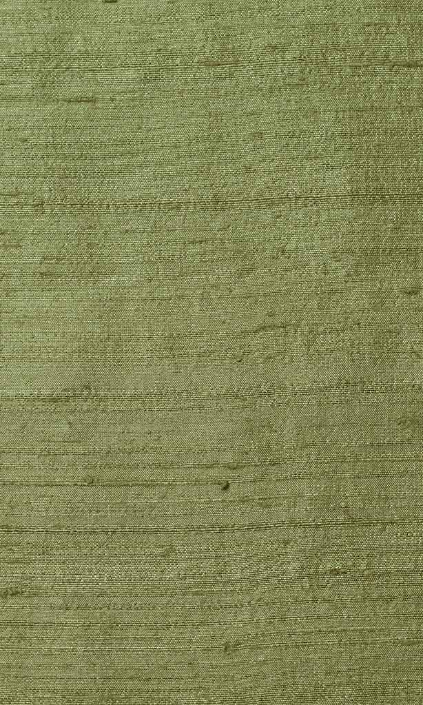 Dupioni Silk Home Textile Fabric Material By the Metre (Moss Green)