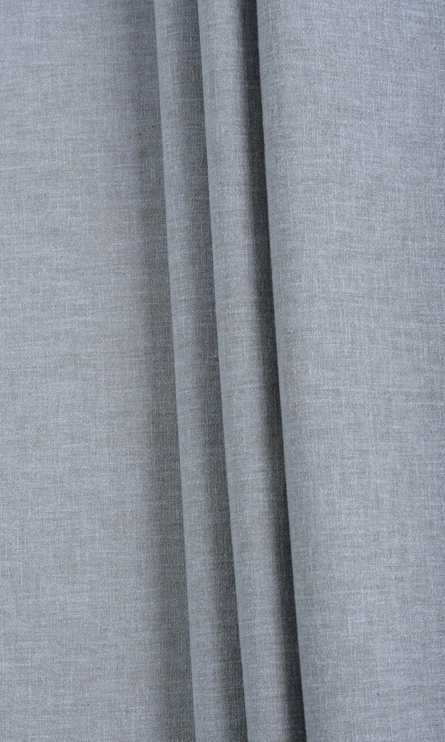 Linen Texture Fabric Material By the Metre (Steel Grey)