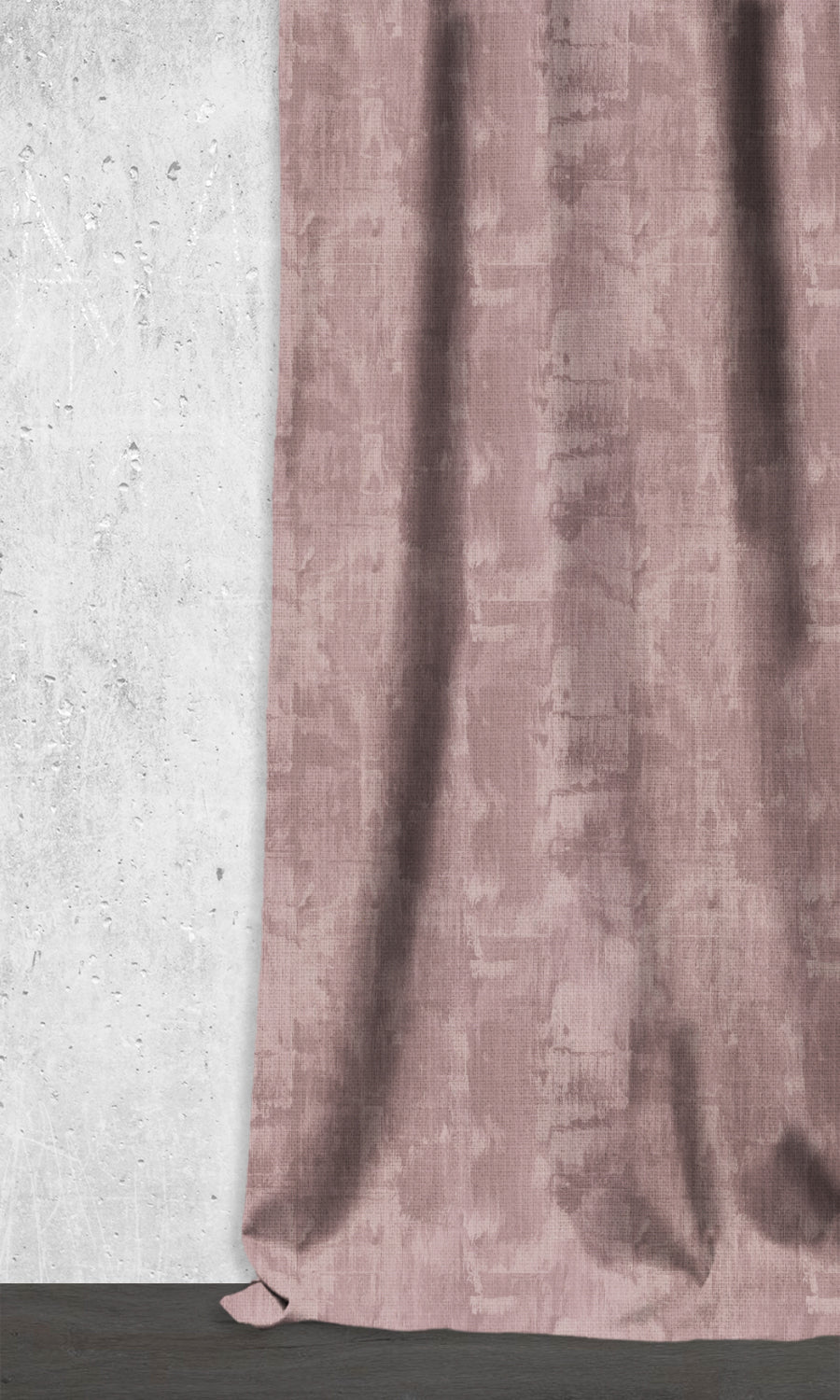 Modern Striped Window Treatments Fabric Sample (Blush Pink)