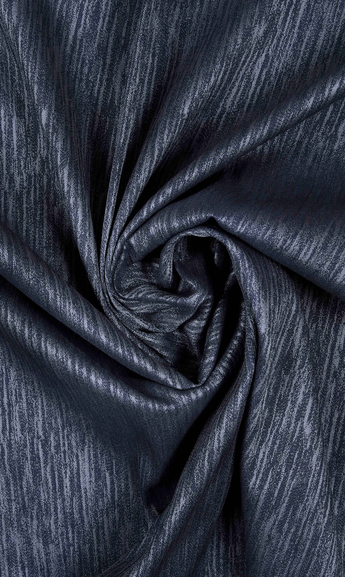 Textured Home Décor Fabric By the Metre (Navy Blue)
