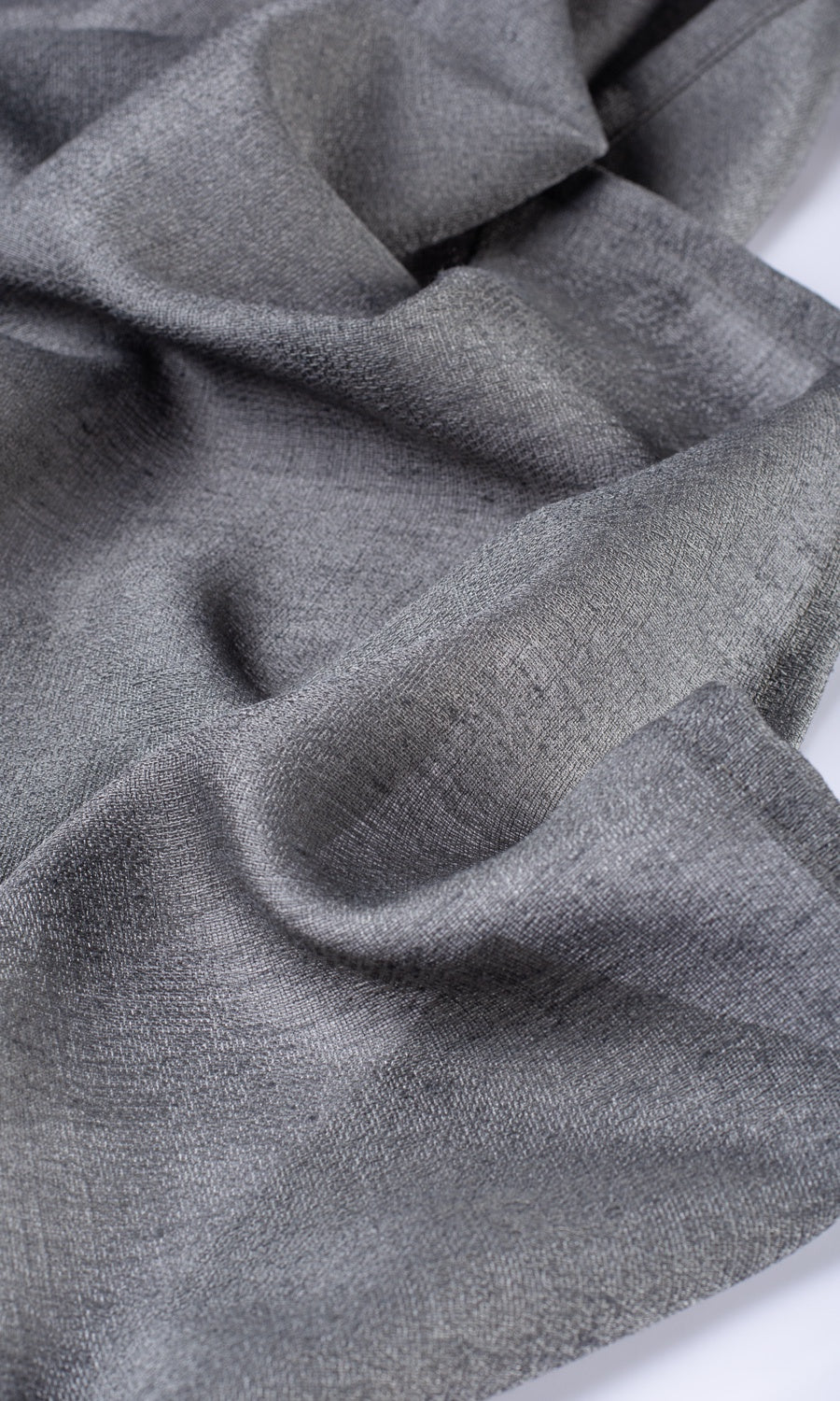 Plain Sheer Window Treatments Fabric By the Metre (Dark Grey)