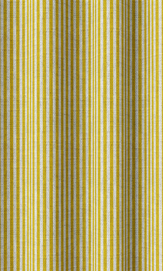 Striped Home Décor Fabric Sample (Yellow)