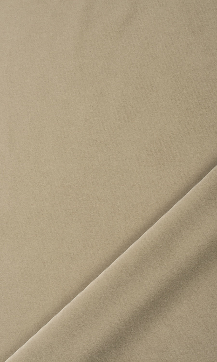 Velvet Home Textile Fabric Material By the Metre (Beige)