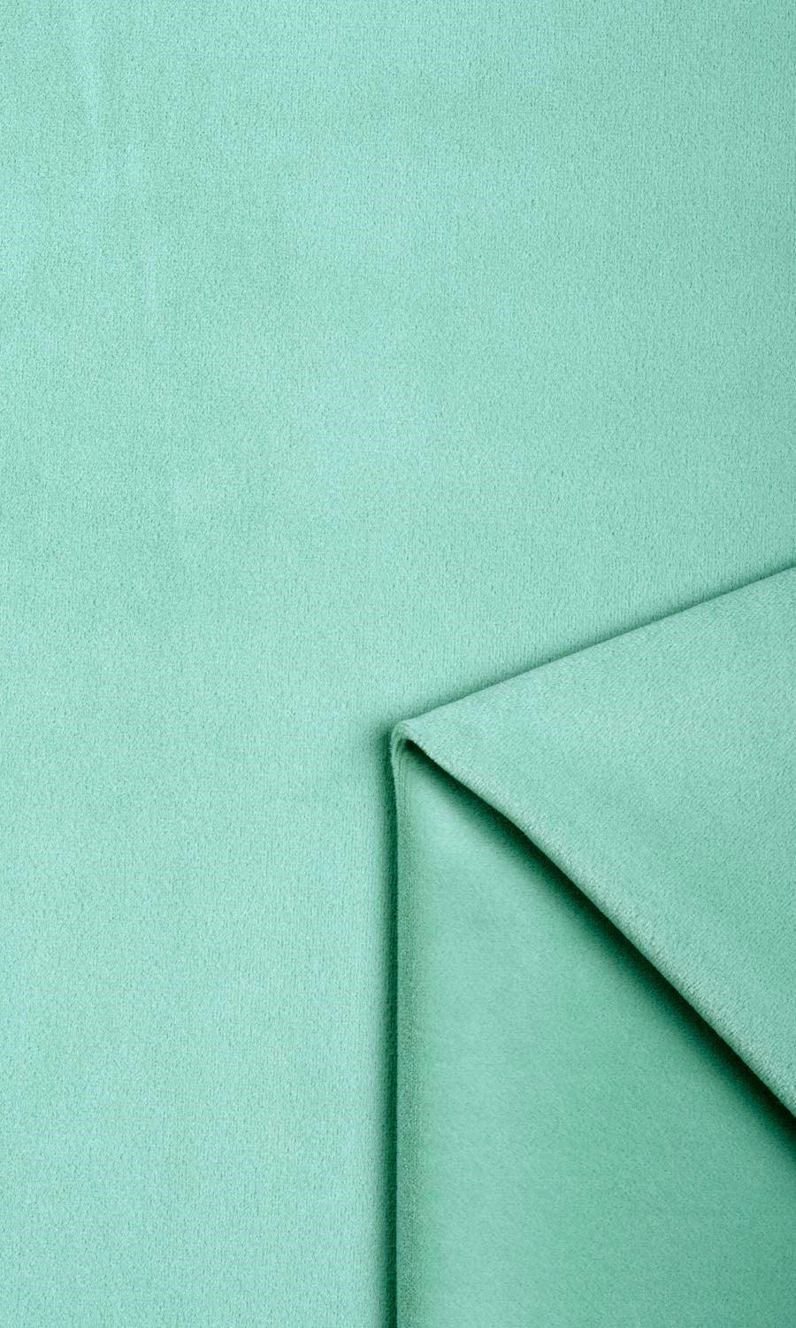 Velvet Window Treatments Fabric Sample (Seafoam Green)