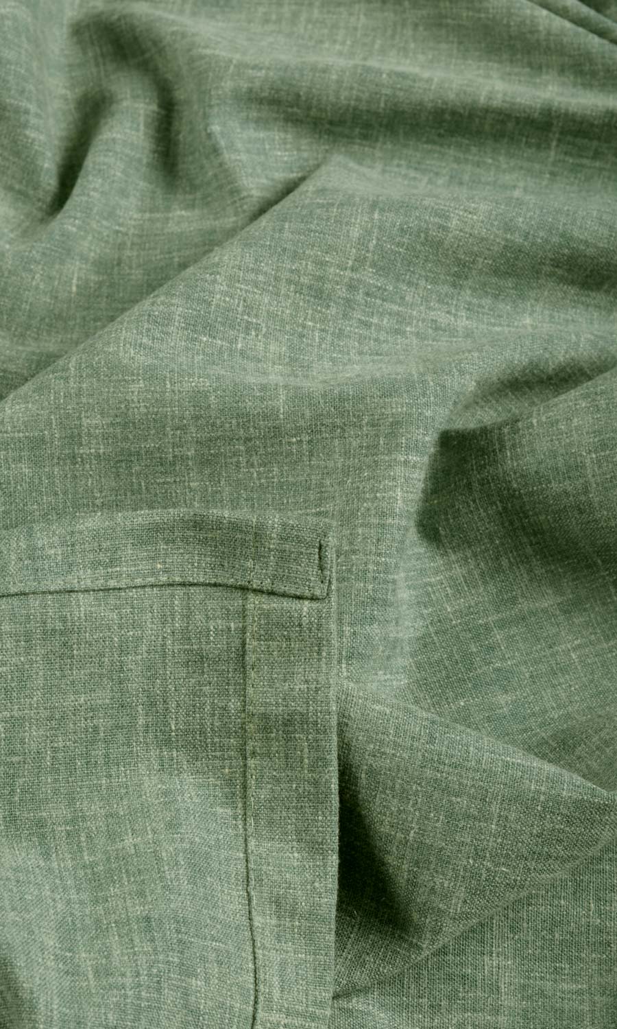 Poly-Cotton Blend Fabric By the Metre for Curtains & Drapes (Jade)