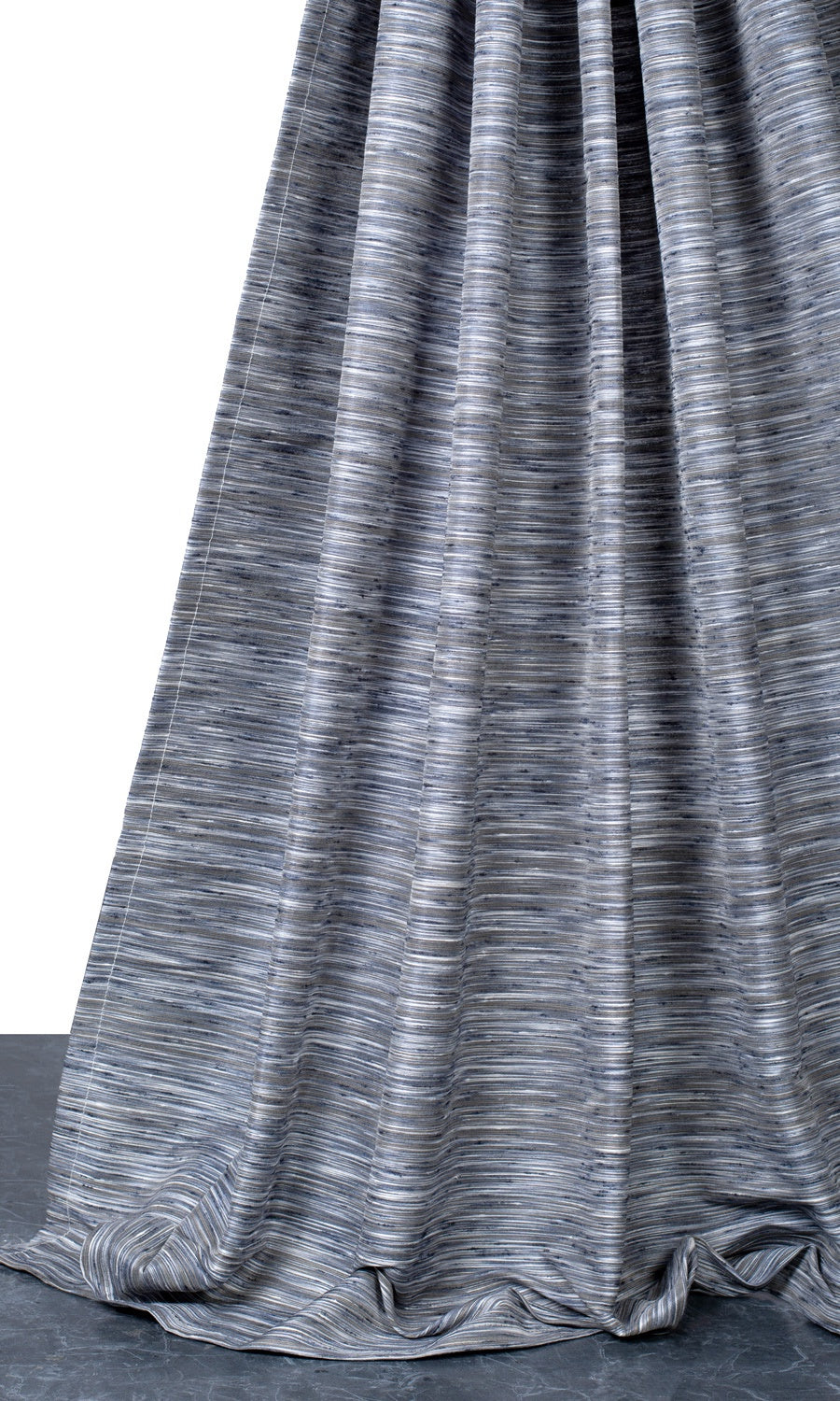 Faux Silk Home Textile Fabric Material Sample (Grey/ Blue/ Black)