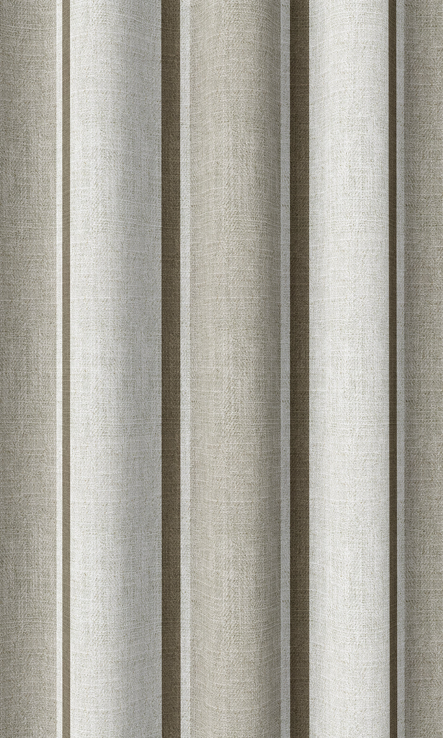 Modern Striped Print Home Décor Fabric By the Metre (Beige/ Brown)