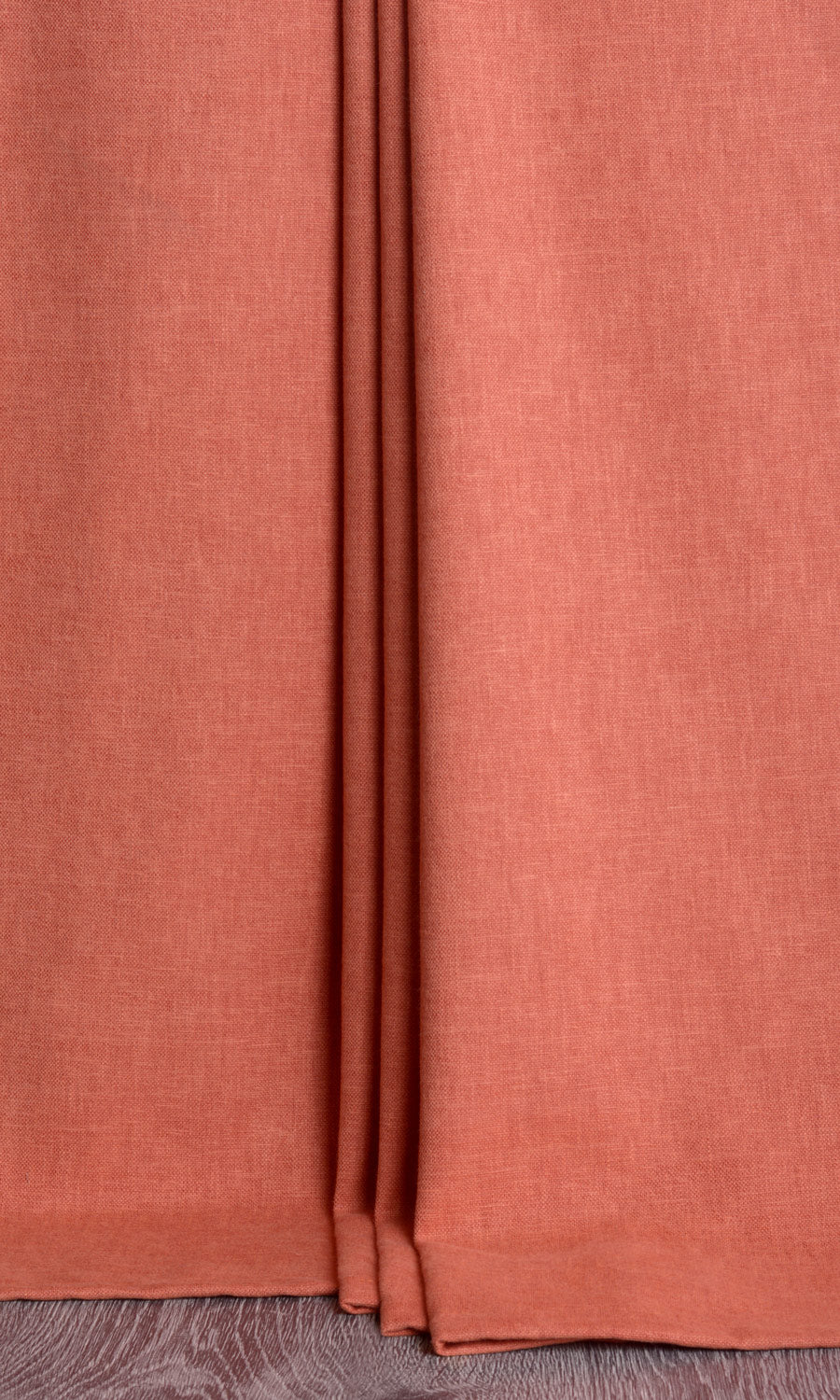 Linen-Blend Home Textile Fabric Material Sample (Orange)