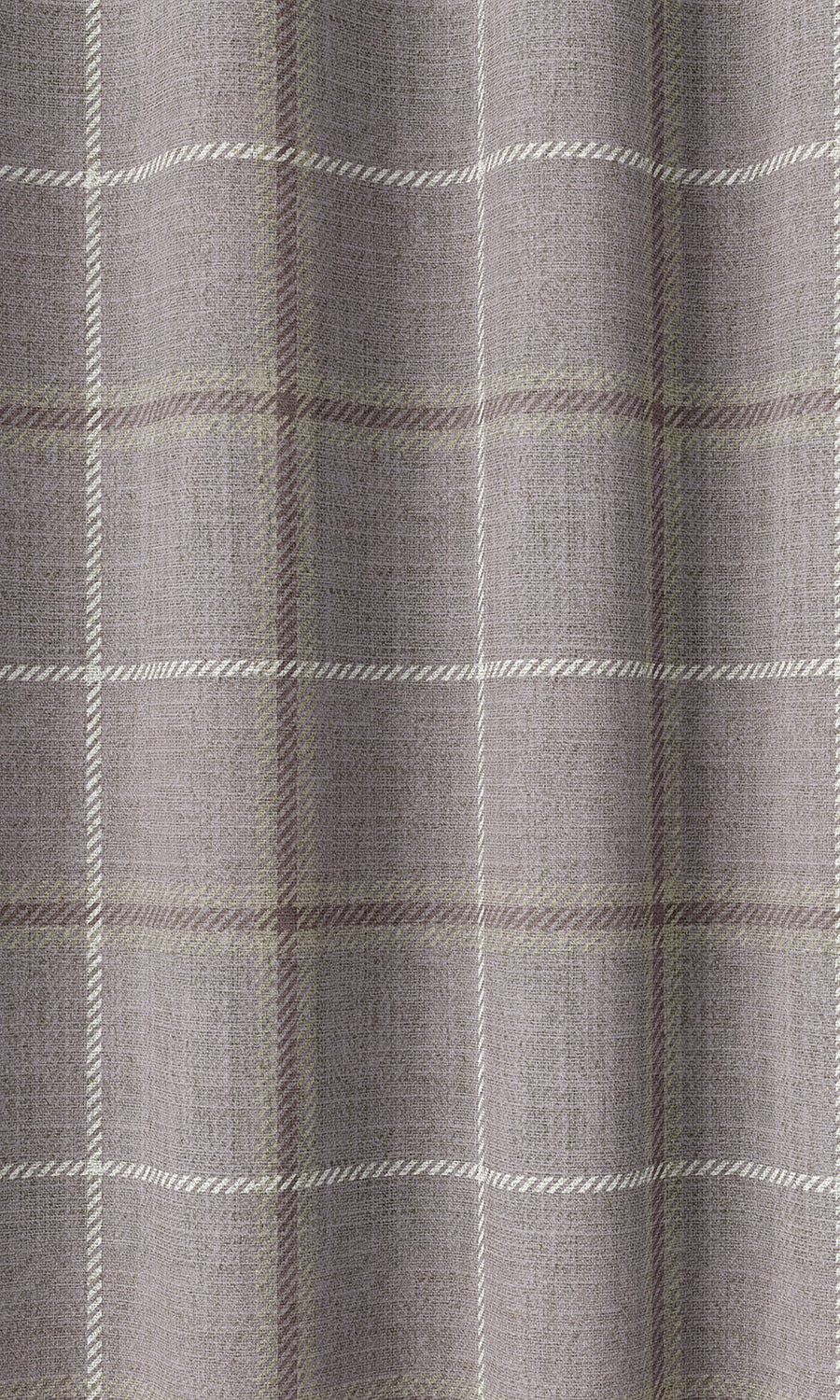 Modern Check Patterned Home Décor Fabric Sample (Lavender)