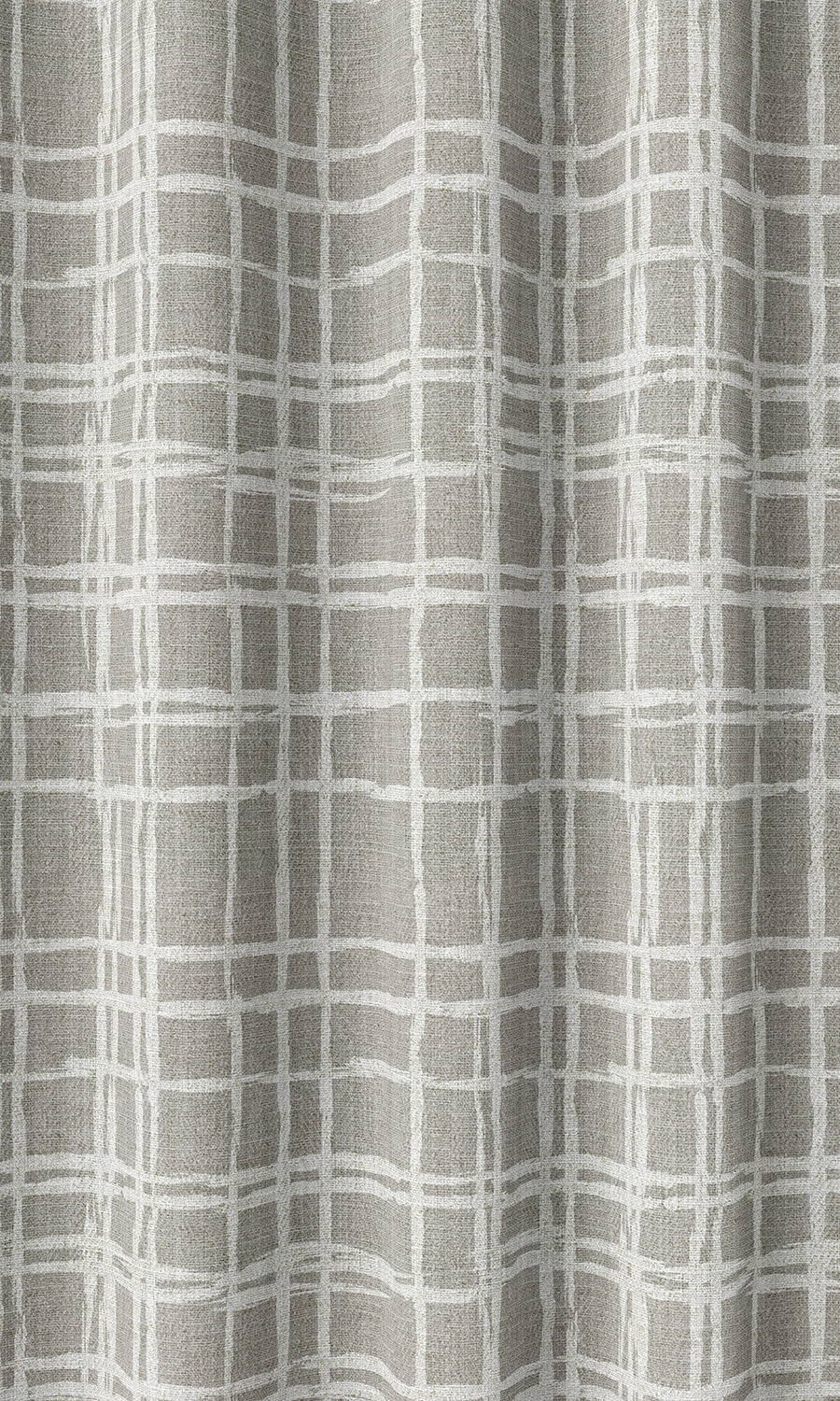 Abstract Patterned Home Décor Fabric Sample (Grey/ White)