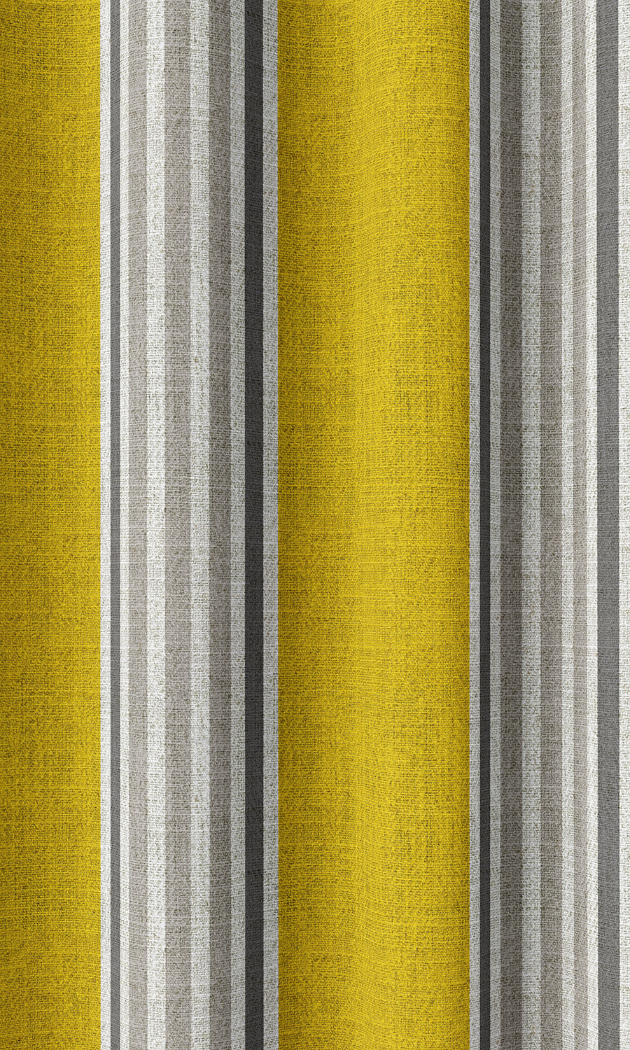 Striped Print Home Décor Fabric Sample (Sunflower Yellow)