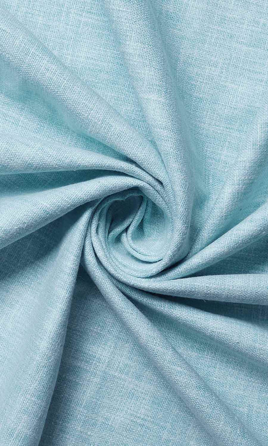 Cotton Blend Home Décor Fabric By the Metre (Light Blue)