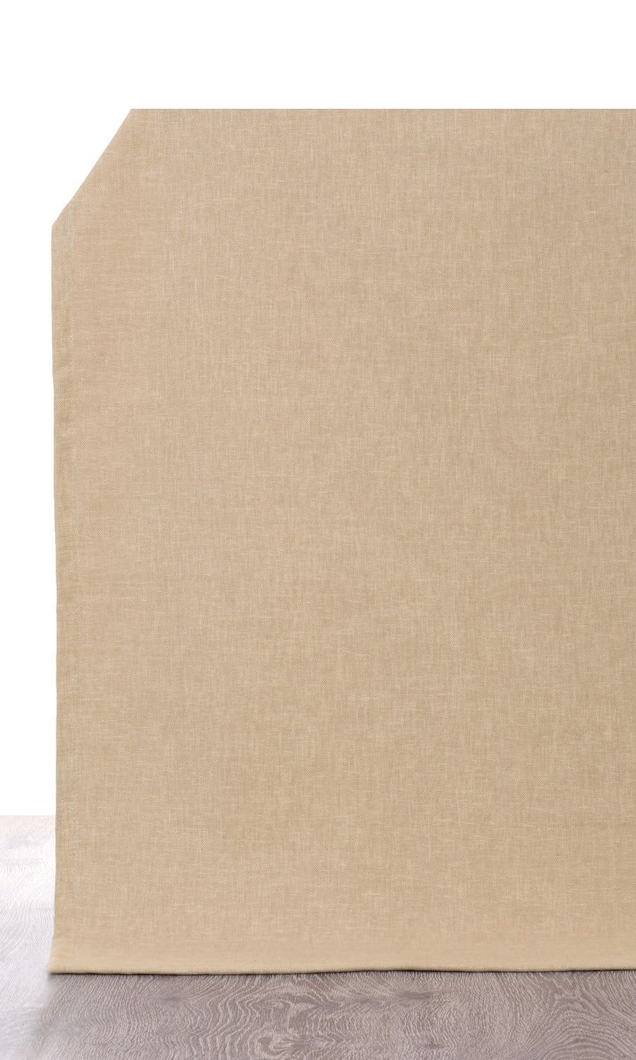 Linen Blend Fabric By the Metre for Curtains & Drapes (Beige)