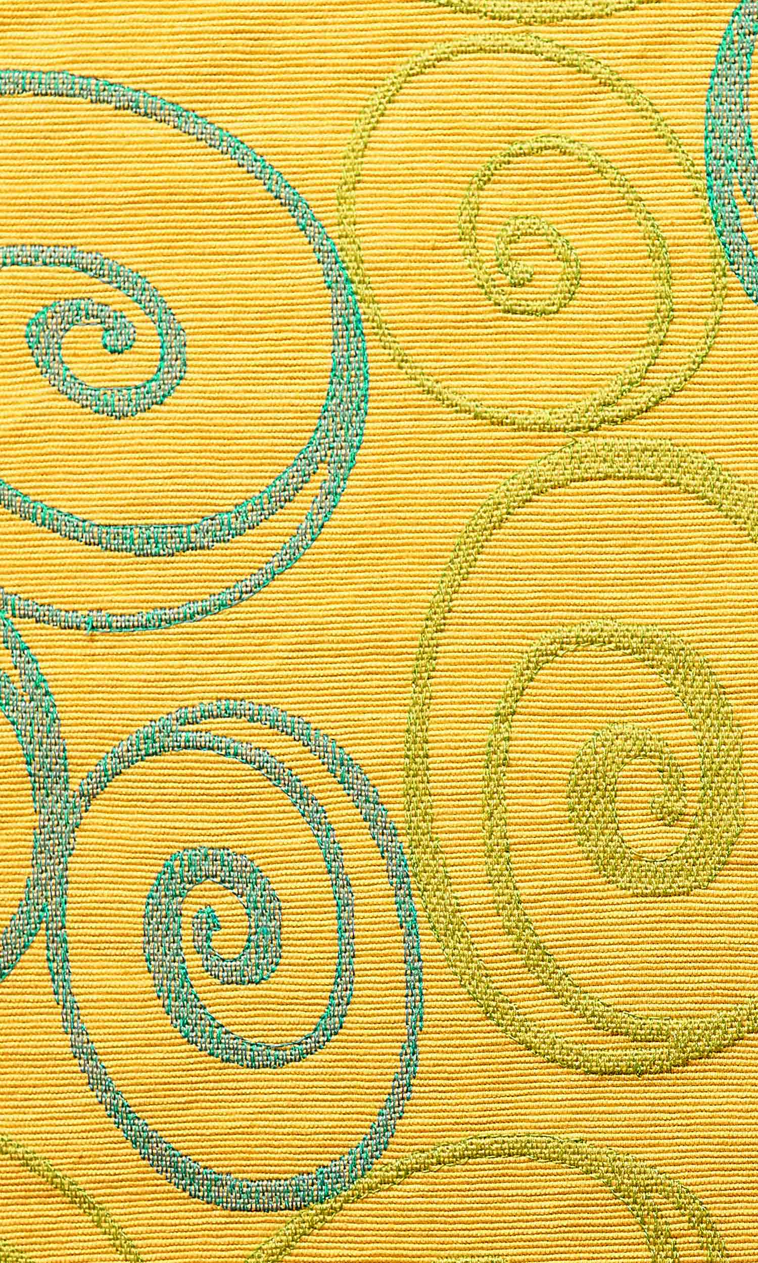Cotton Home Textile Fabric Material Sample (Yellow Cotton)