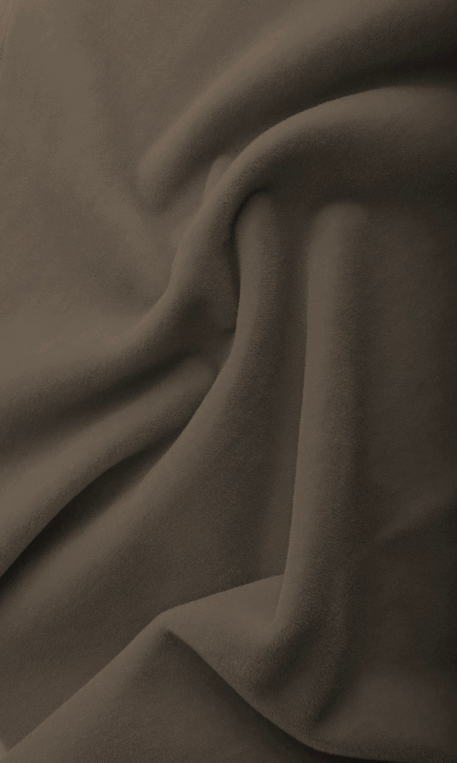 Velvet Home Textile Fabric Material By the Metre (Mocha Brown)