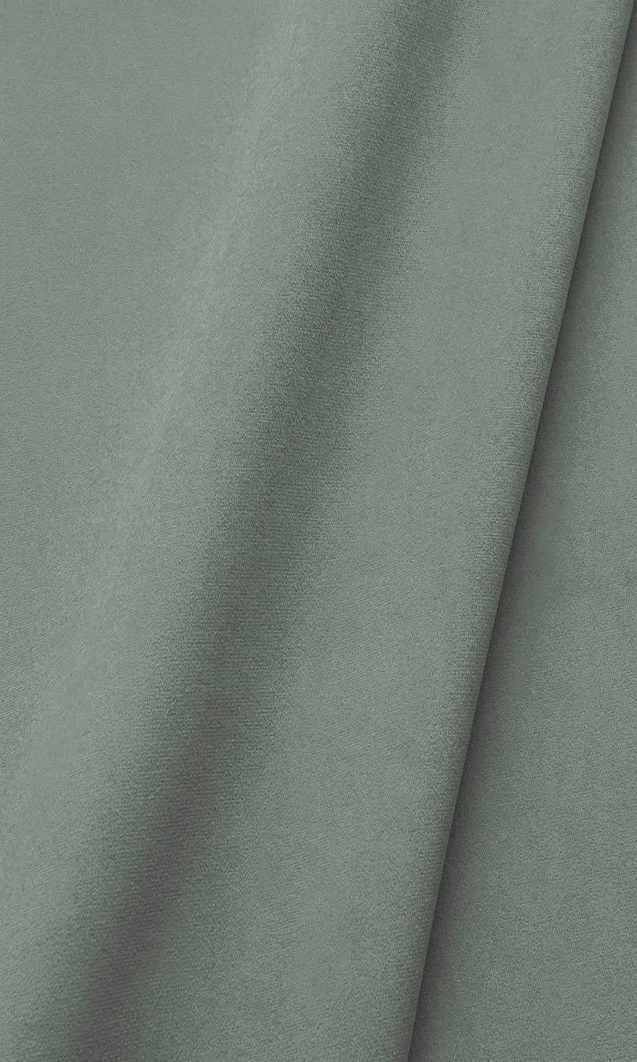Velvet Window Treatments Fabric Sample (Soft Green-Gray)