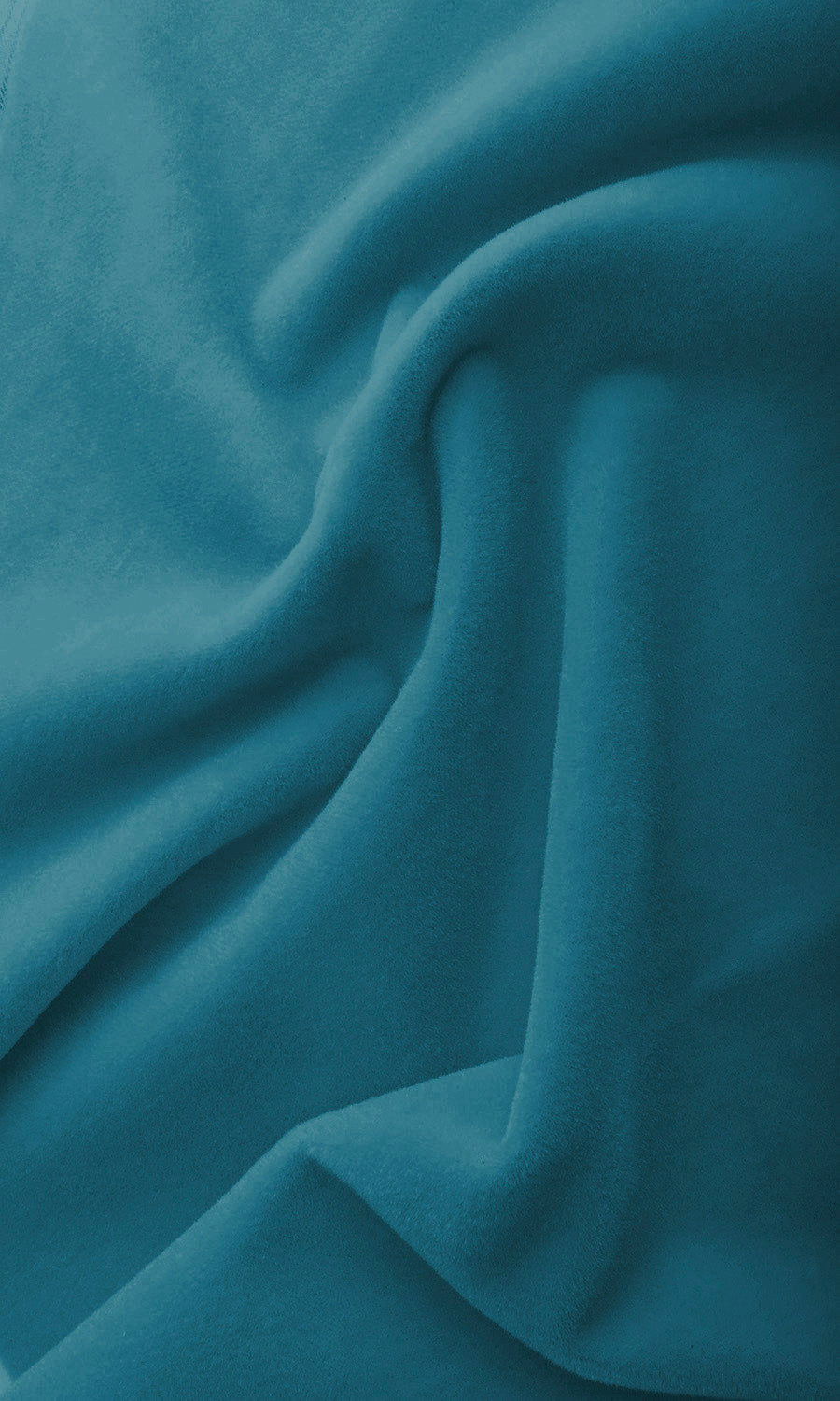 Velvet Home Textile Fabric Material By the Metre (Blue)