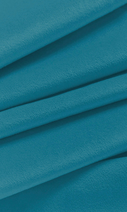Velvet Home Décor Fabric Sample (Blue)