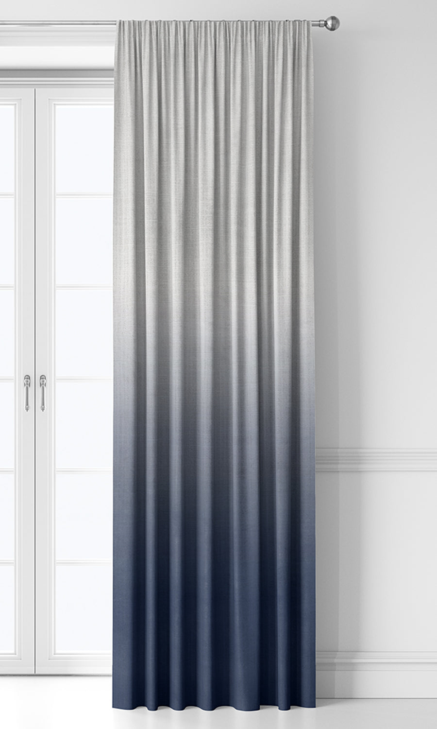2-Tone Ombre Home Décor Fabric By the Metre (Navy Blue)
