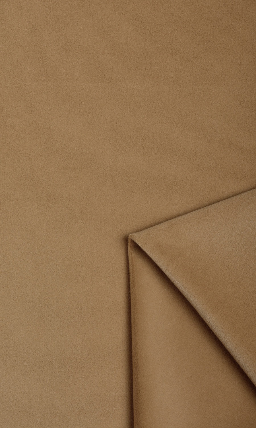 Velvet Fabric Material By the Metre (Burnt Orange/ Brown)