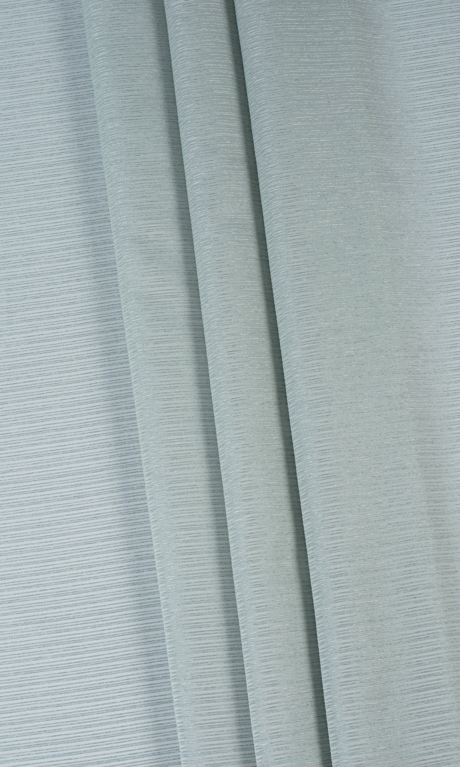 Striped Sheer Fabric Material By the Metre (Sea Green)