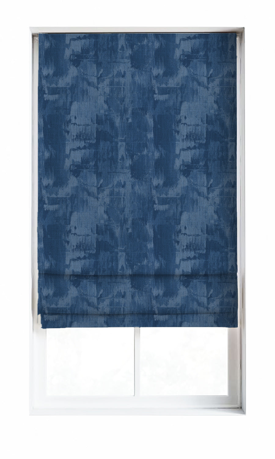 Modern Striped Home Décor Fabric Sample (Cobalt/ Denim Blue)