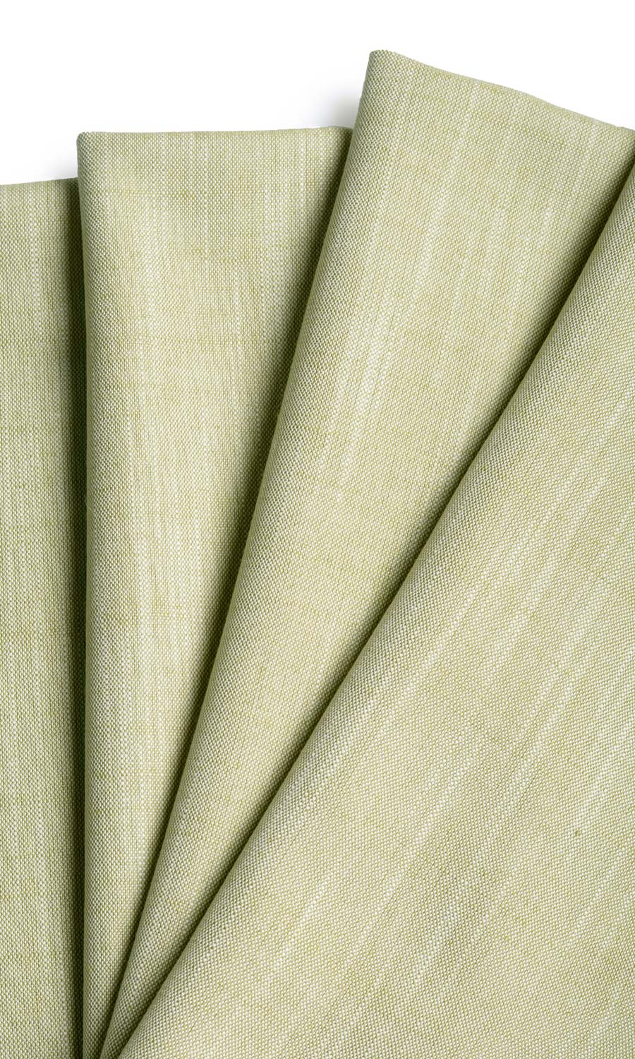 Plain Linen Texture Home Textile Fabric Material By the Metre (Pale Green)