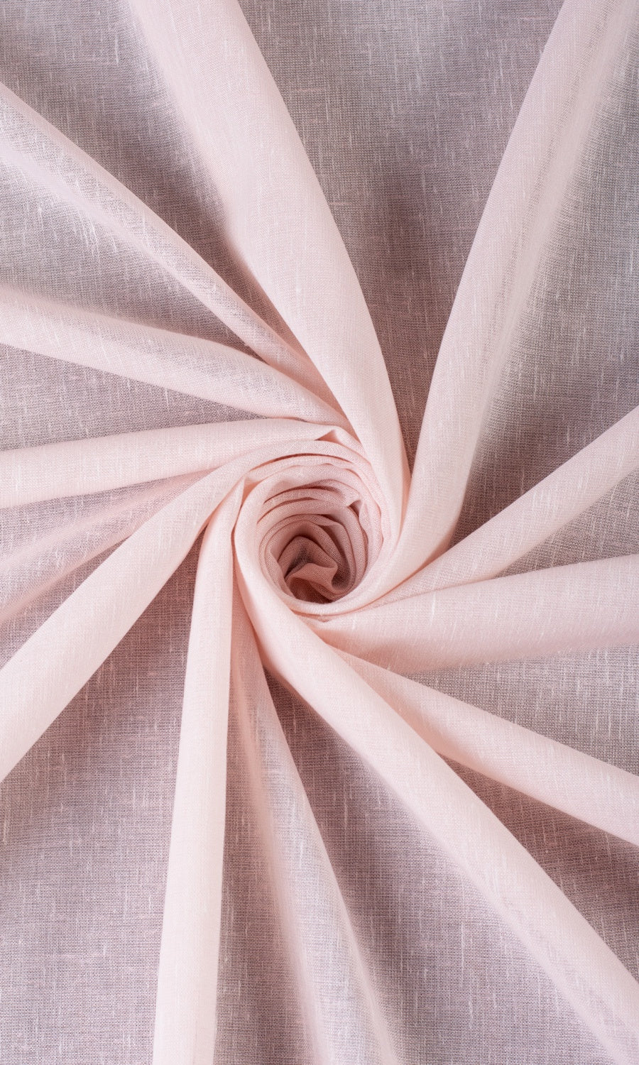 Plain Sheer Home Textile Fabric Material By the Metre (Powder Pink)